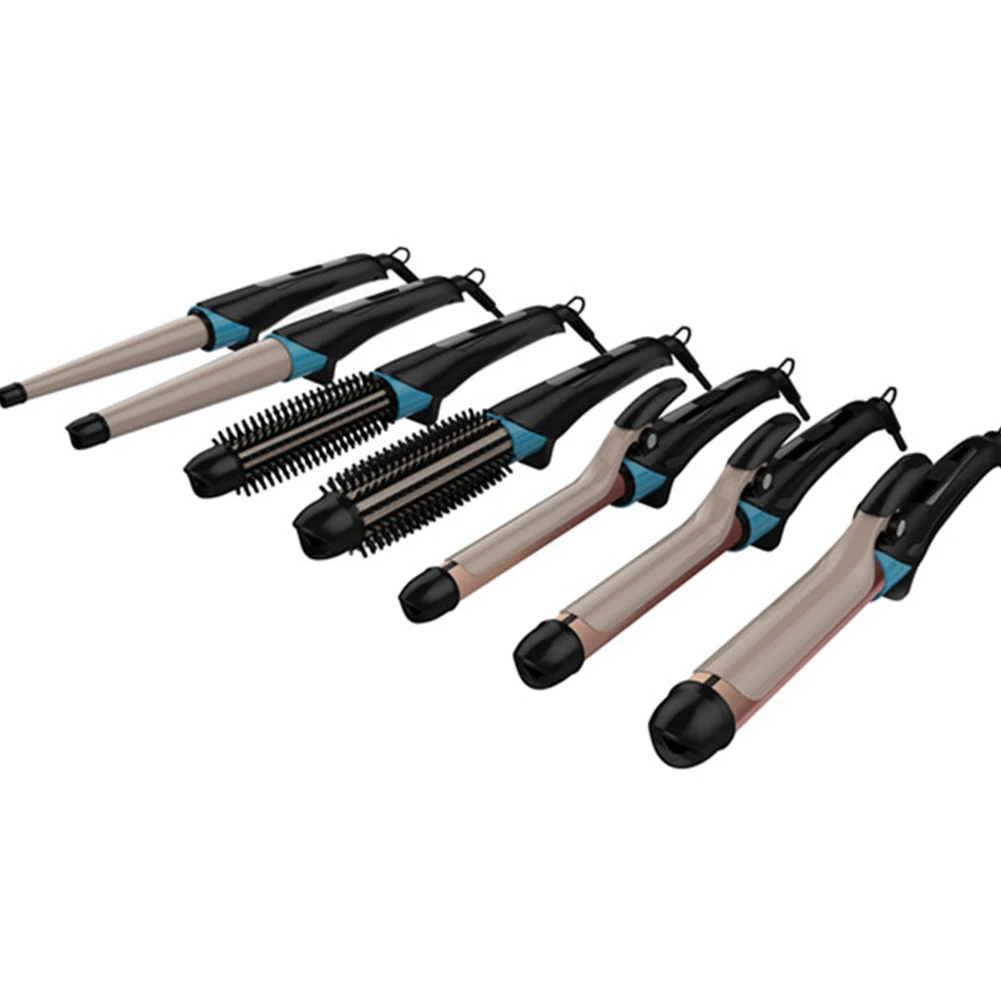 Mesky New Hair Curler Set With 6 Size Barrel Head 450F For Private Label Fast Heating Iron Wand