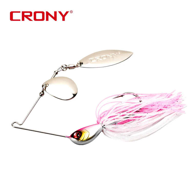 CRONY 10g 7g Metal Spinner Bait Skirts Lures Buzzbait Rubber Skirt Spinnerbait Fishing Lure