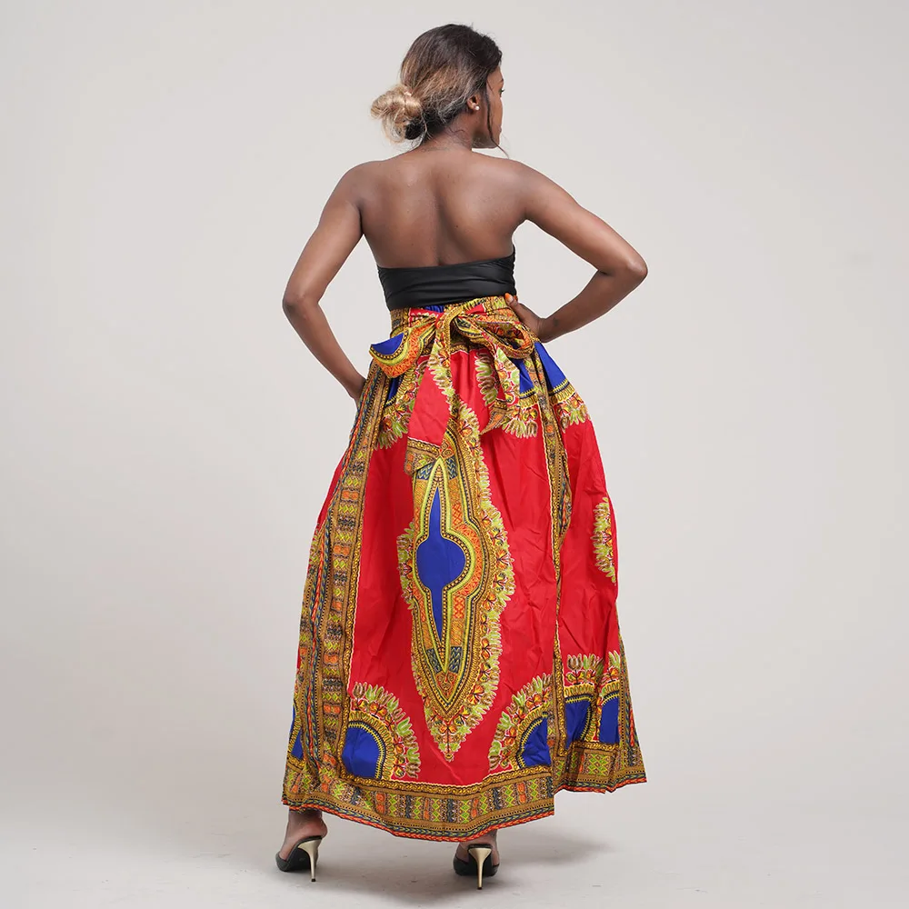 2021 Women Trendy Skirt Hot Selling Design African Print Factory Wholesale Clothing