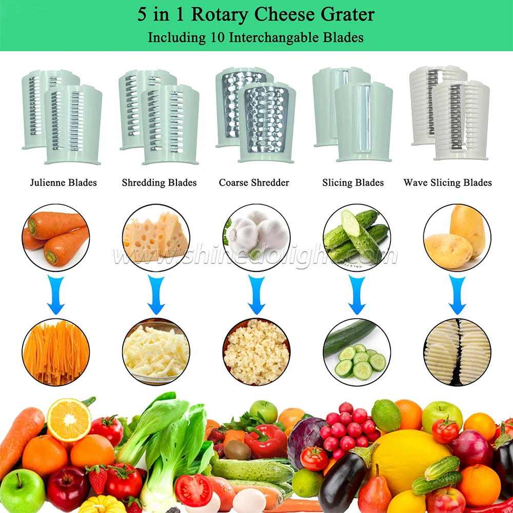 High quality Manual Vegetable Cutter Food Shredder Kitchen Accessories Multifunctional Manual Vegetable Chopper