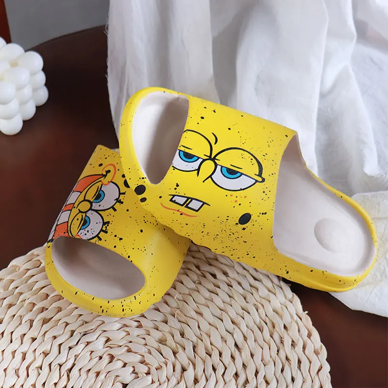 OEM Slides Women Men Shoes Summer Printed EVA Plastic Cartoons Prints  Adult Slipper