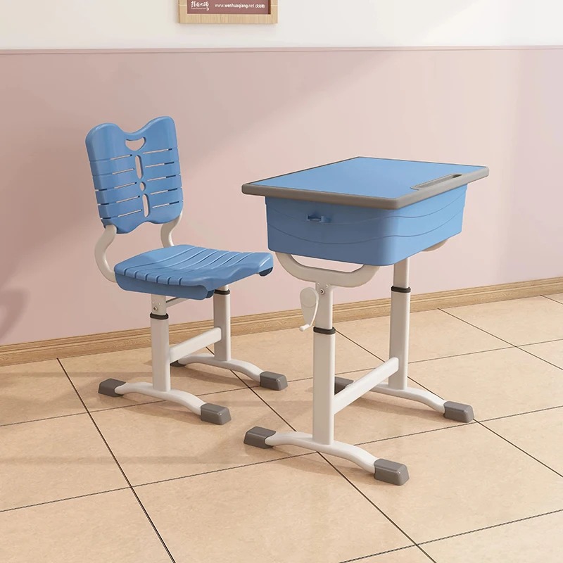 KZ009 Thick desks and chairs for primary and secondary school students training desks for children learning home writing desks