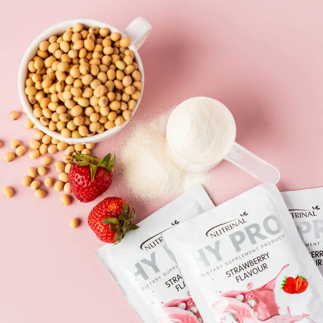 HY PRO (STRAWBERRY) A Multiple-Protein Product And Meal Substituent. Protein Is Obtained From 4 Types