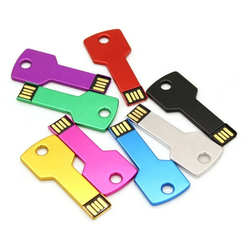 Promotional Business Gifts A- Class Full Real Capacity Key Shape 64MB-128GB USB 3.0 & 2.0 Flash Drive Wholesale
