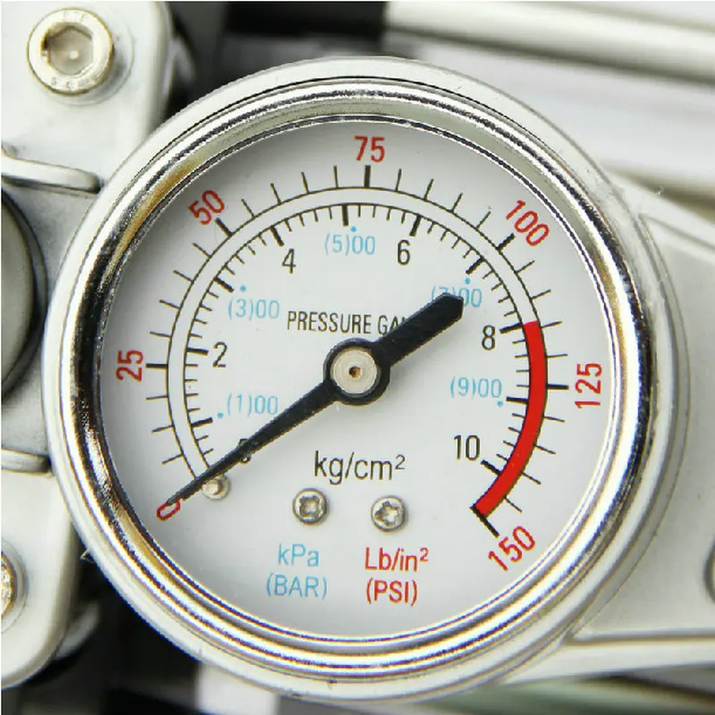 Dual-cylinder mechanical watch multifunctional portable high-power car air pump