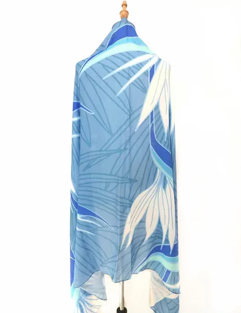 USA Hawaii 70x45inch 100% Rayon Low MOQ customized print beach sarong pareo beachwear beach cover up