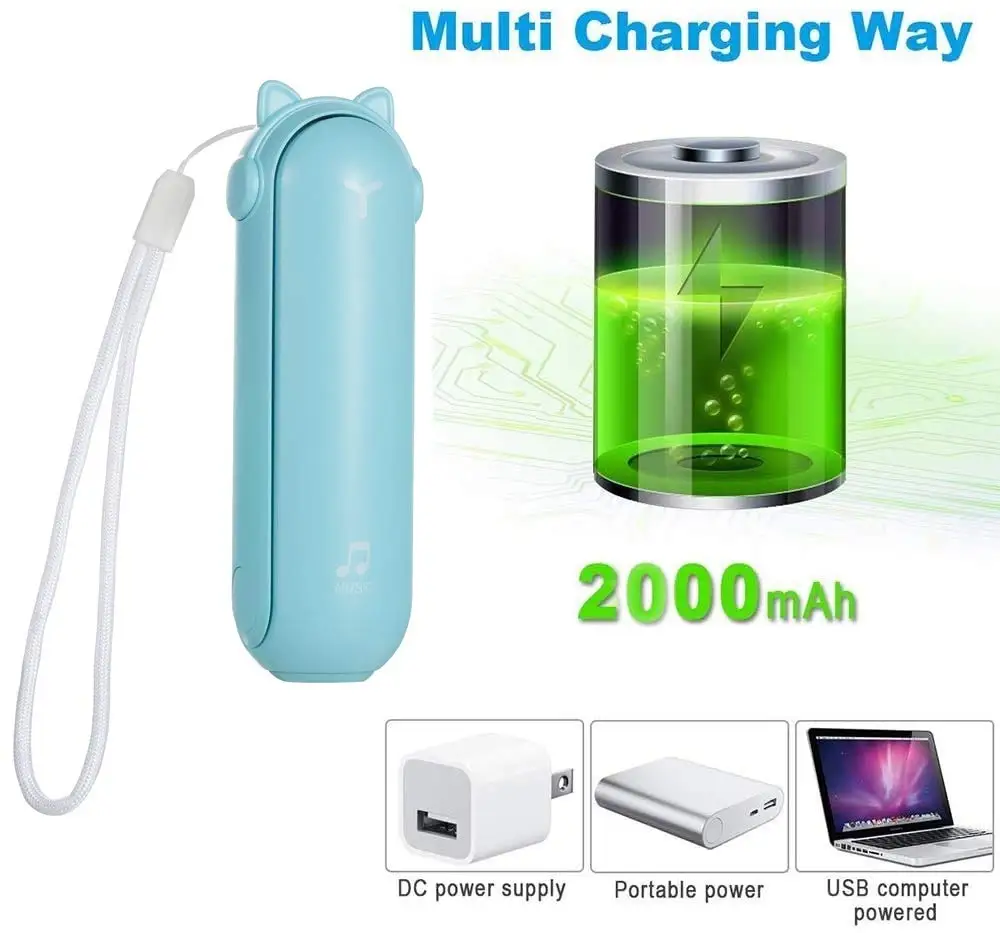 Best Price 5 in1 Handheld Portable Mini Fan Portable Mini USB Cooling Fan for Indoor and Outdoor