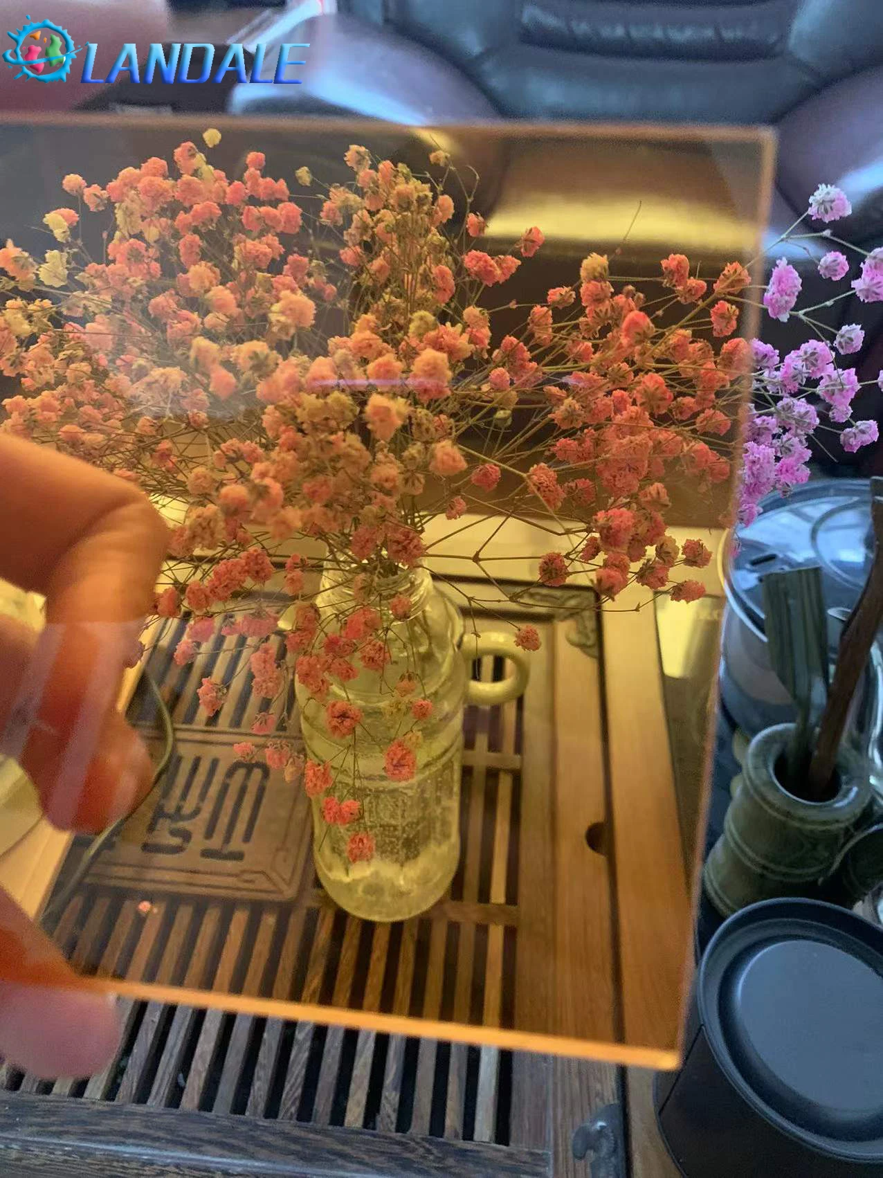 Plastic PC transparent panel solid core polycarbonate board can be used as a car shed awning sun room lighting panel