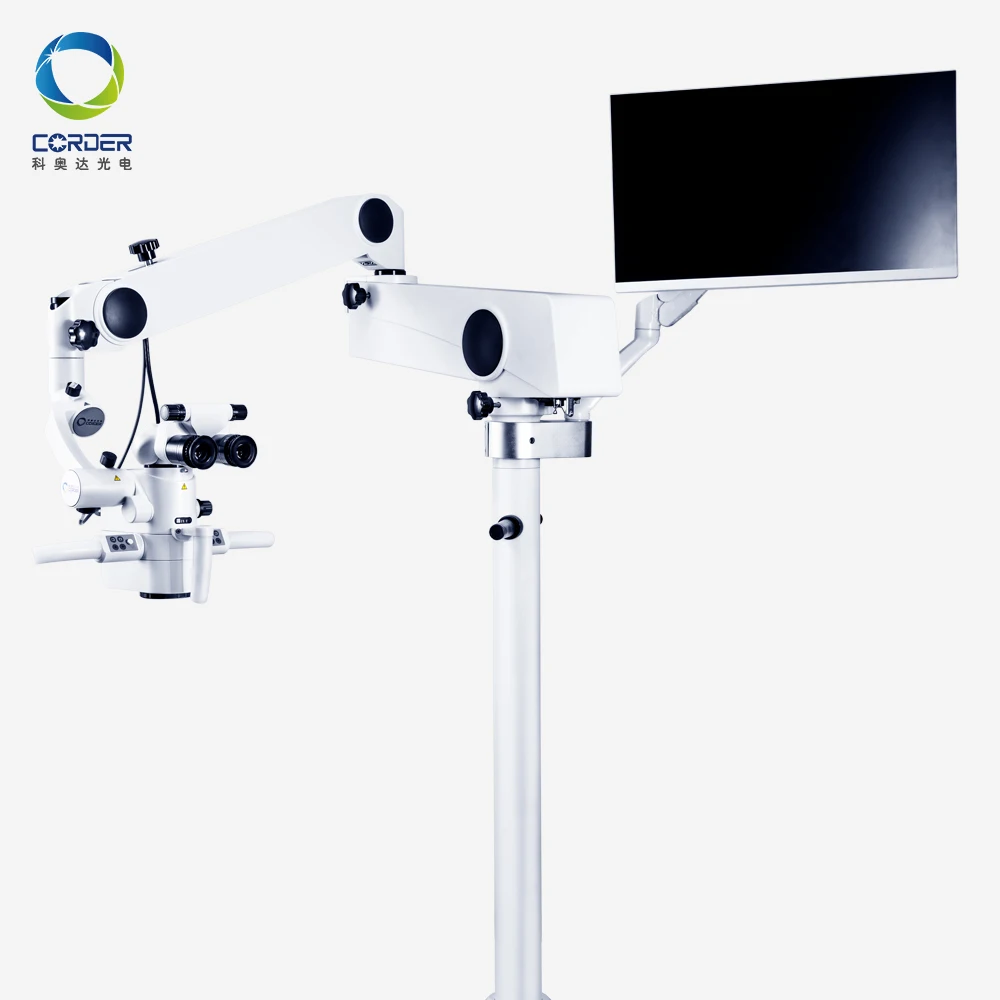 CORDER 520-D Motorized control by handle surgical ent dental operation microscope price of dental operating microscope