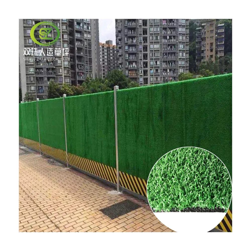 Green Synthetic Turf Outdoor Wall Decor Grass Artificial Plastic Fence Lawn