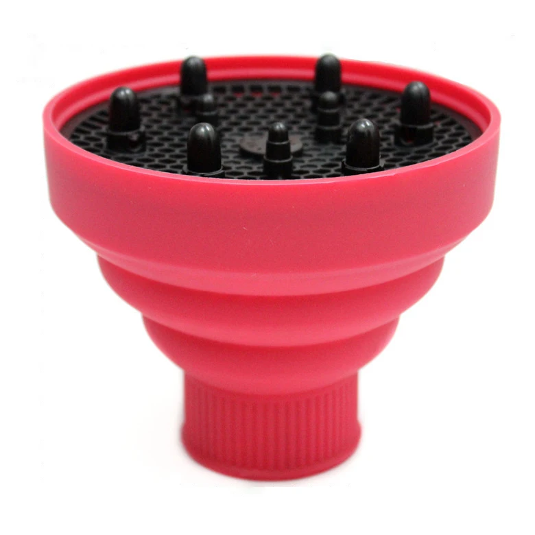 
Travel Use Silicone Rubber Collapsible Hair Dryer Diffuser Universal Silicone Hairdryer Diffuser Hair Blow Diffuser 