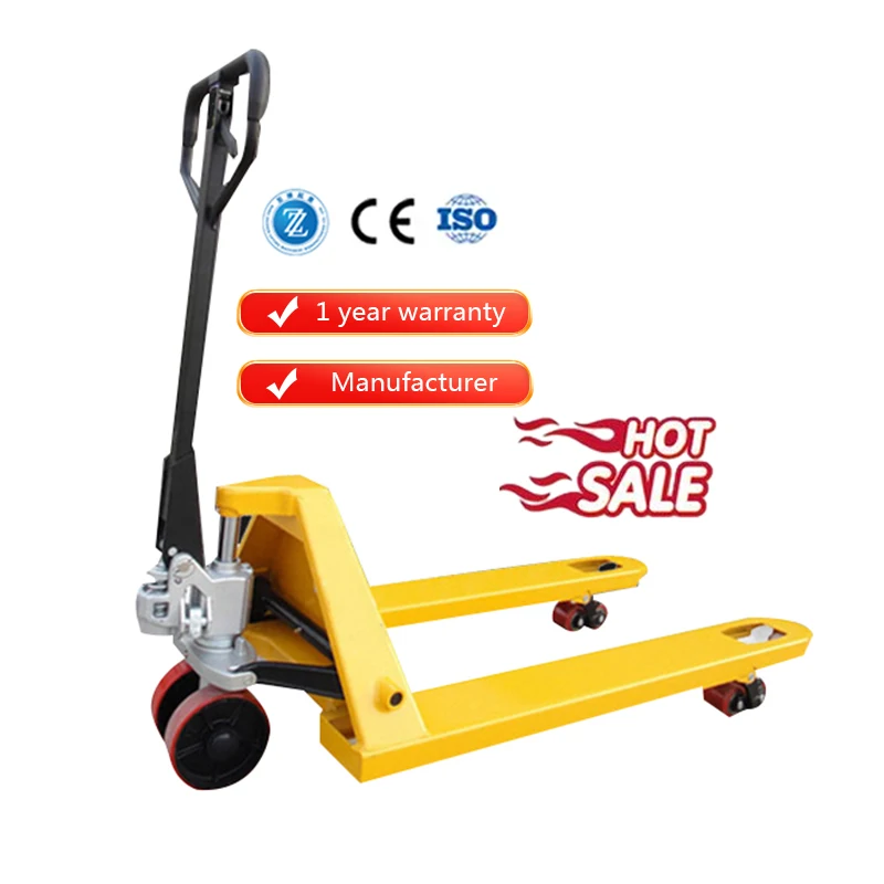 Hand Pallet Jack 2ton 2.5ton 3ton Hydraulic Pallet Trolley Manual Pallet Truck For Sale