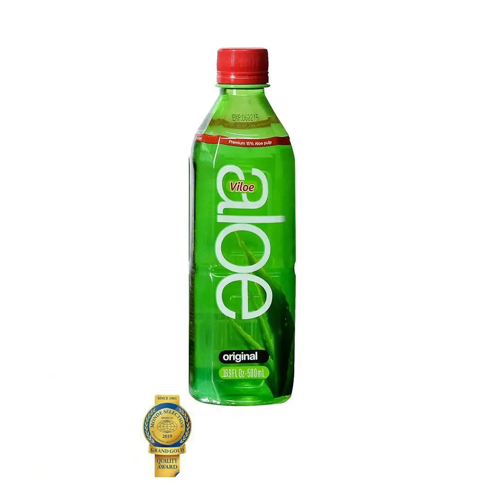 Viloe 100% Aloe Vera Mango Flavored Aloe Vera Juice for Summer Heat Low Sugar and Low Fat