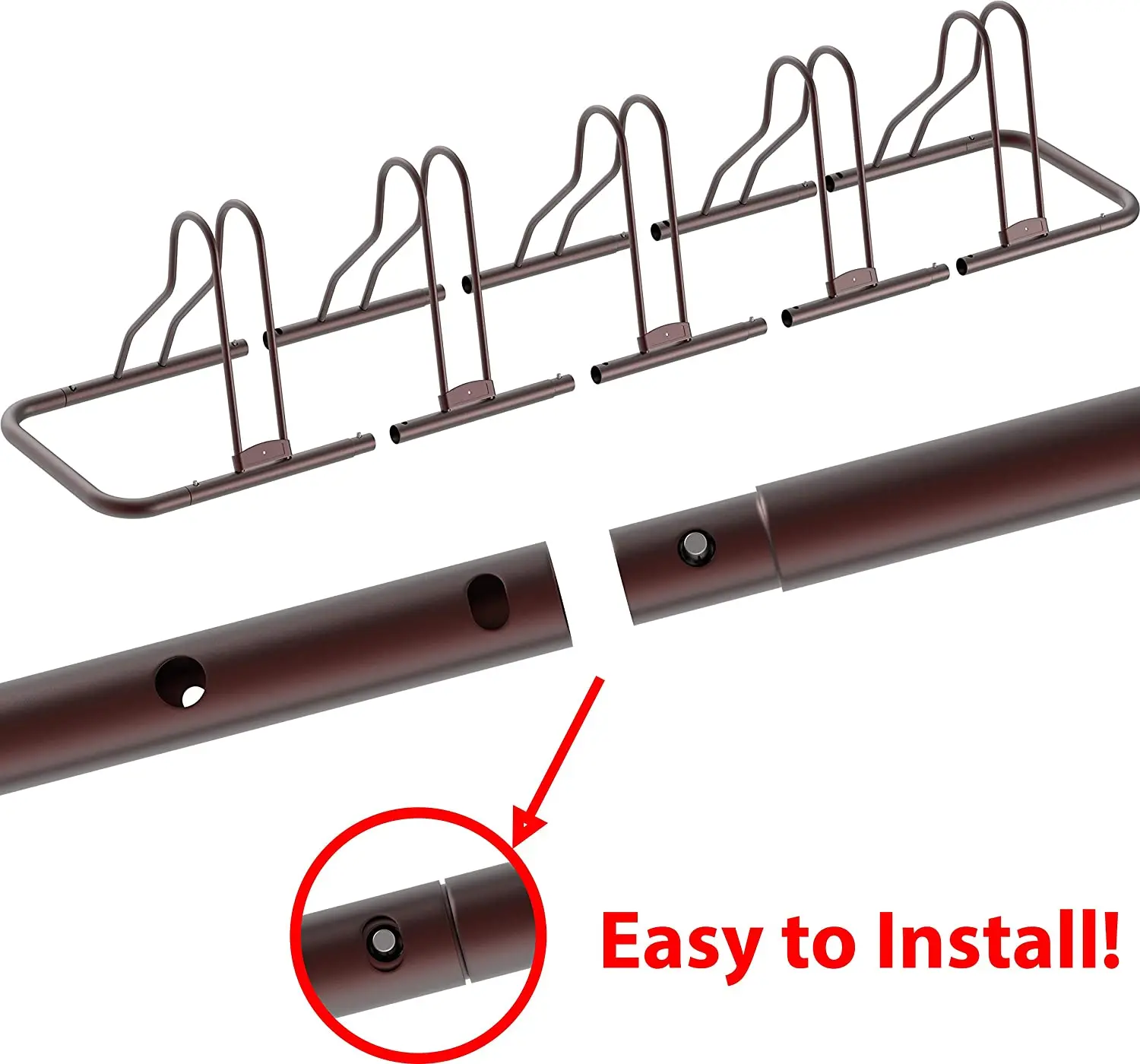 House ware Metal Bike Parking Storage Stand 5 Floor Bicycle Holder Stand