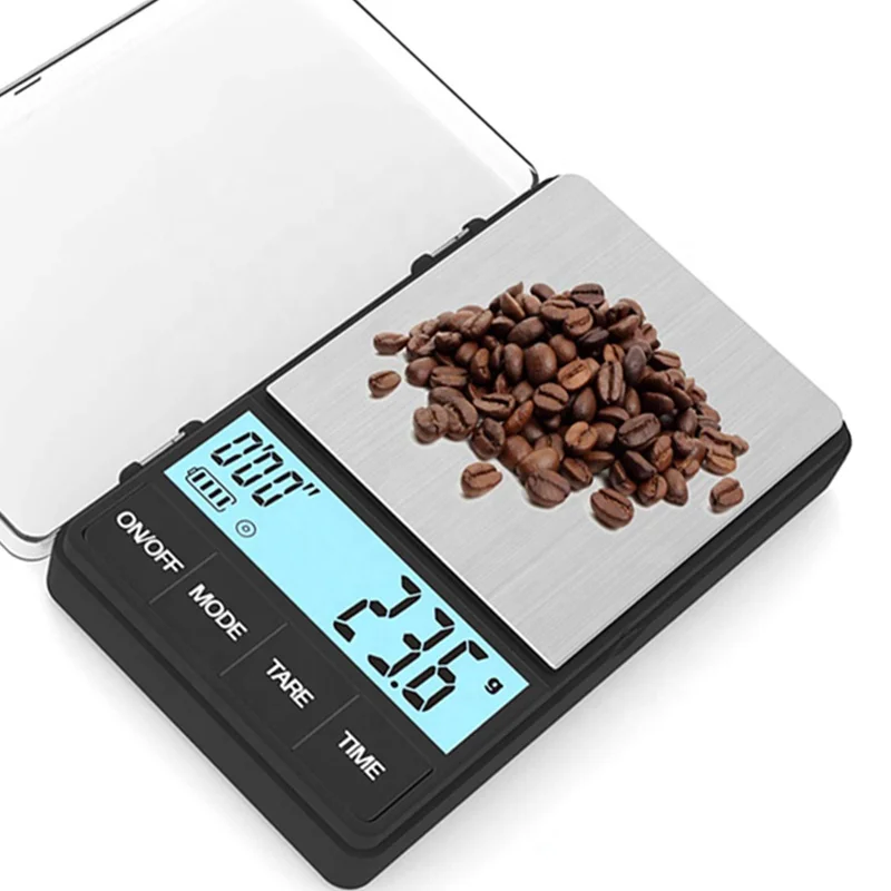 1000g Digital Multifunction Kitchen Food Coffee Scale Led Display Timer Electronic Coffee Scale
