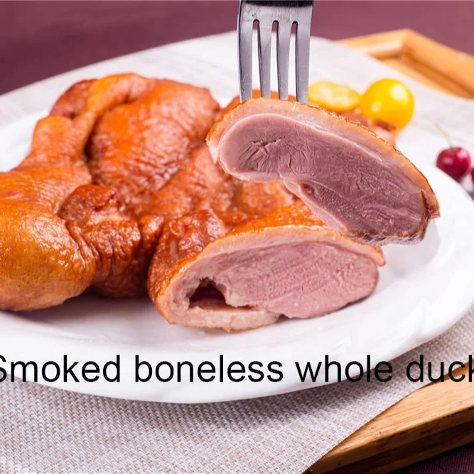 
2021 Factory direct wholesale duck meat frozen sliced smoked boneless whole duck 