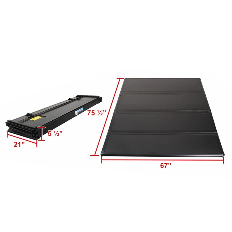 Factory whole 4X4 High Quality Pickup Truck Accessories Retractable Tonneau Cover for  hilux
