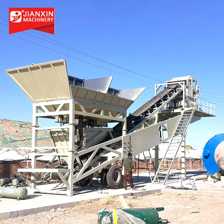 2021 Mobile Concrete batching plant factory direct selling