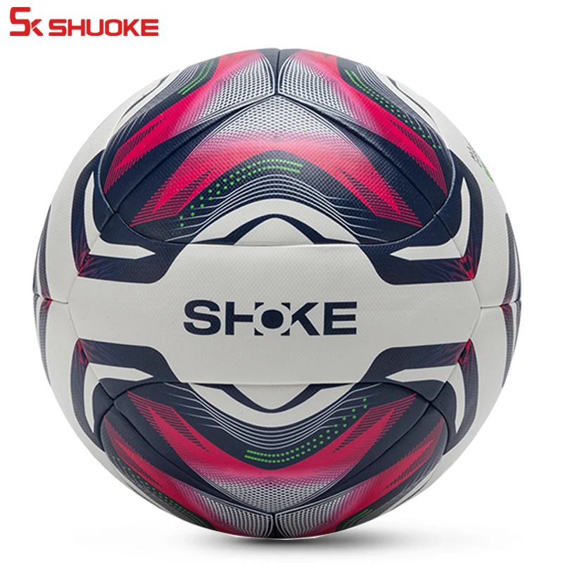 
Professional Guangdong Shoke Football Thermal Bonding Lamination Soccer Ball Size 5 