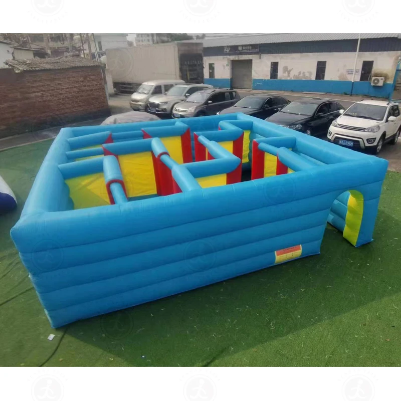 Customized Attractive Color Inflatable Corn Maze, Commercial Used Maze Game, Outdoor Playground Equipment