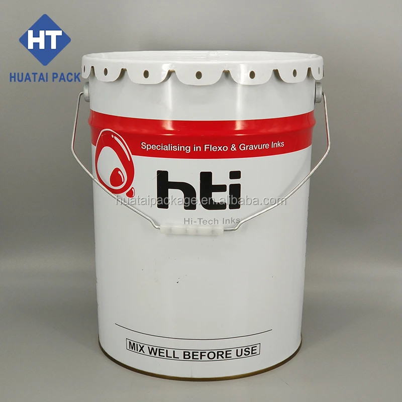 China Factory Customized 25L Chemical Supplies Tinplate Bucket/metal Drum