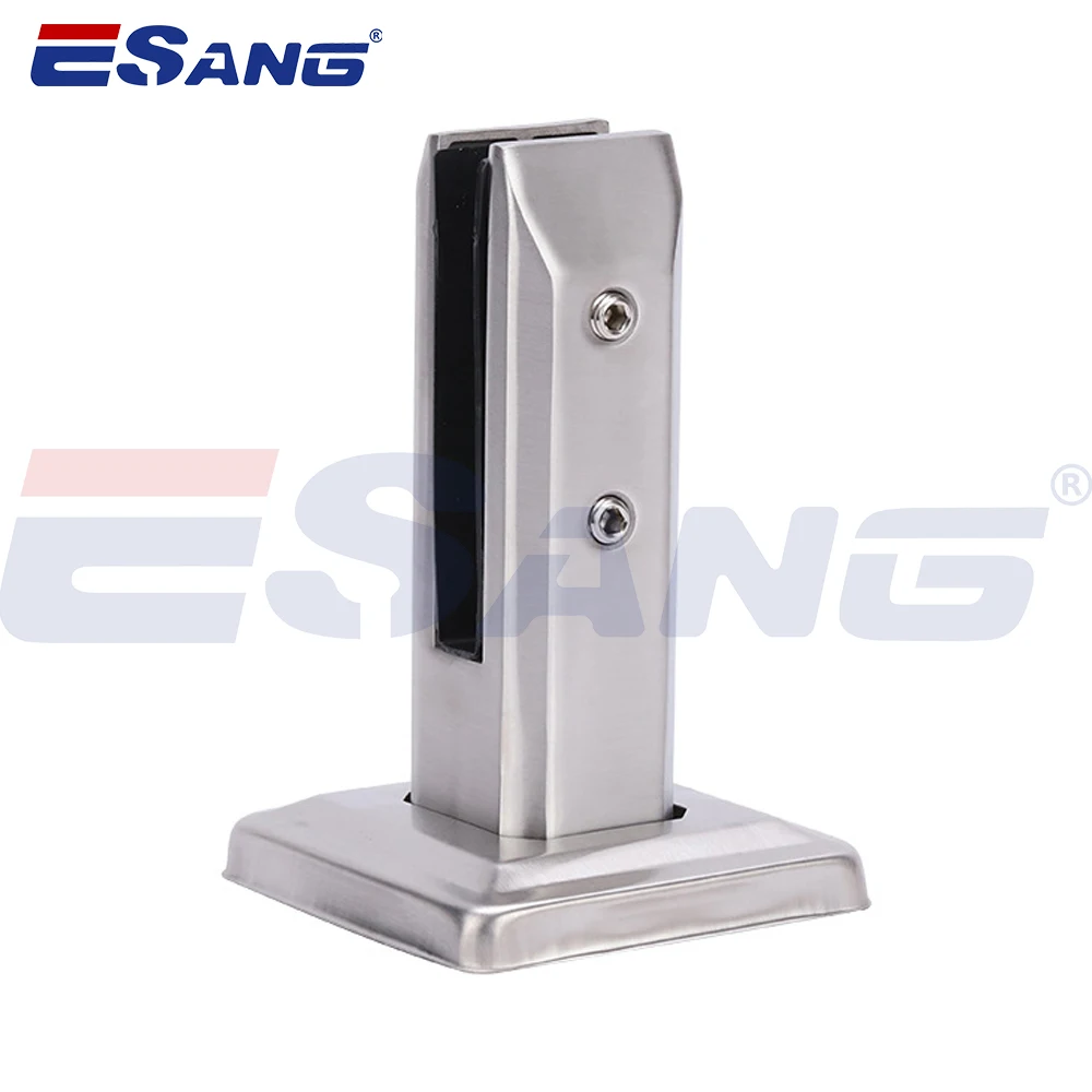 ESANG атласная бескаркасная стеклянная балюстрада зажим лестница 12 мм из нержавеющей стали для стеклянных панелей