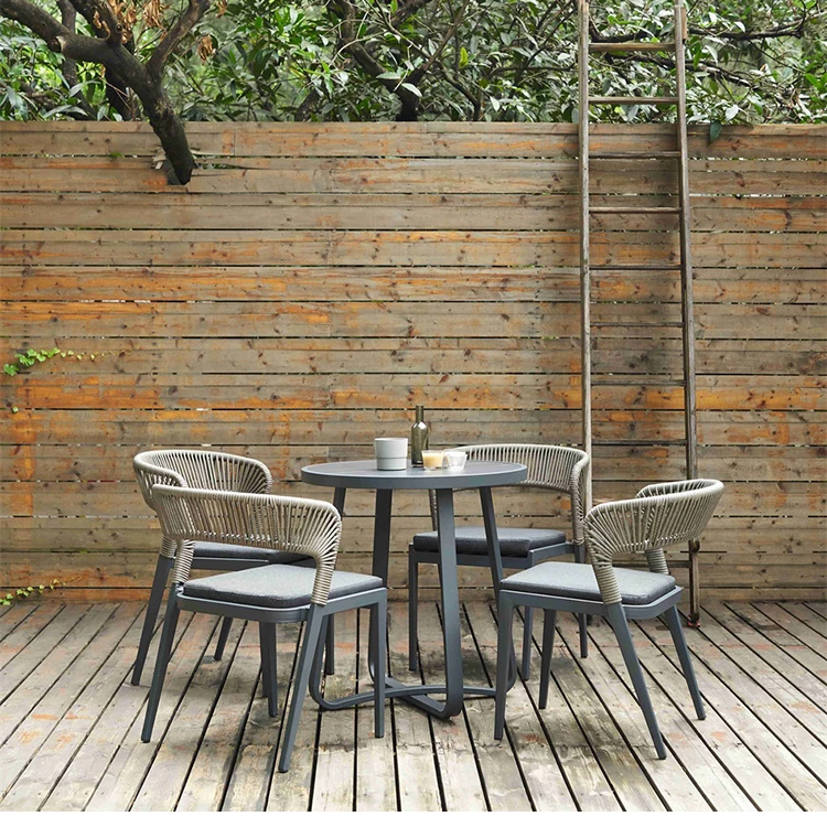 Wholesale Custom Modern Rattan Chair Patio Kitchen Garden Furniture Set Outdoor