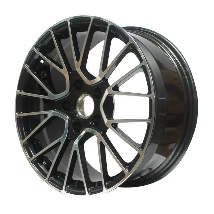 J05006 gunmetal machine face forged wheels 5x130 car alloy wheels 18 inch 19inch 20inch 22inch 24inch 26inch