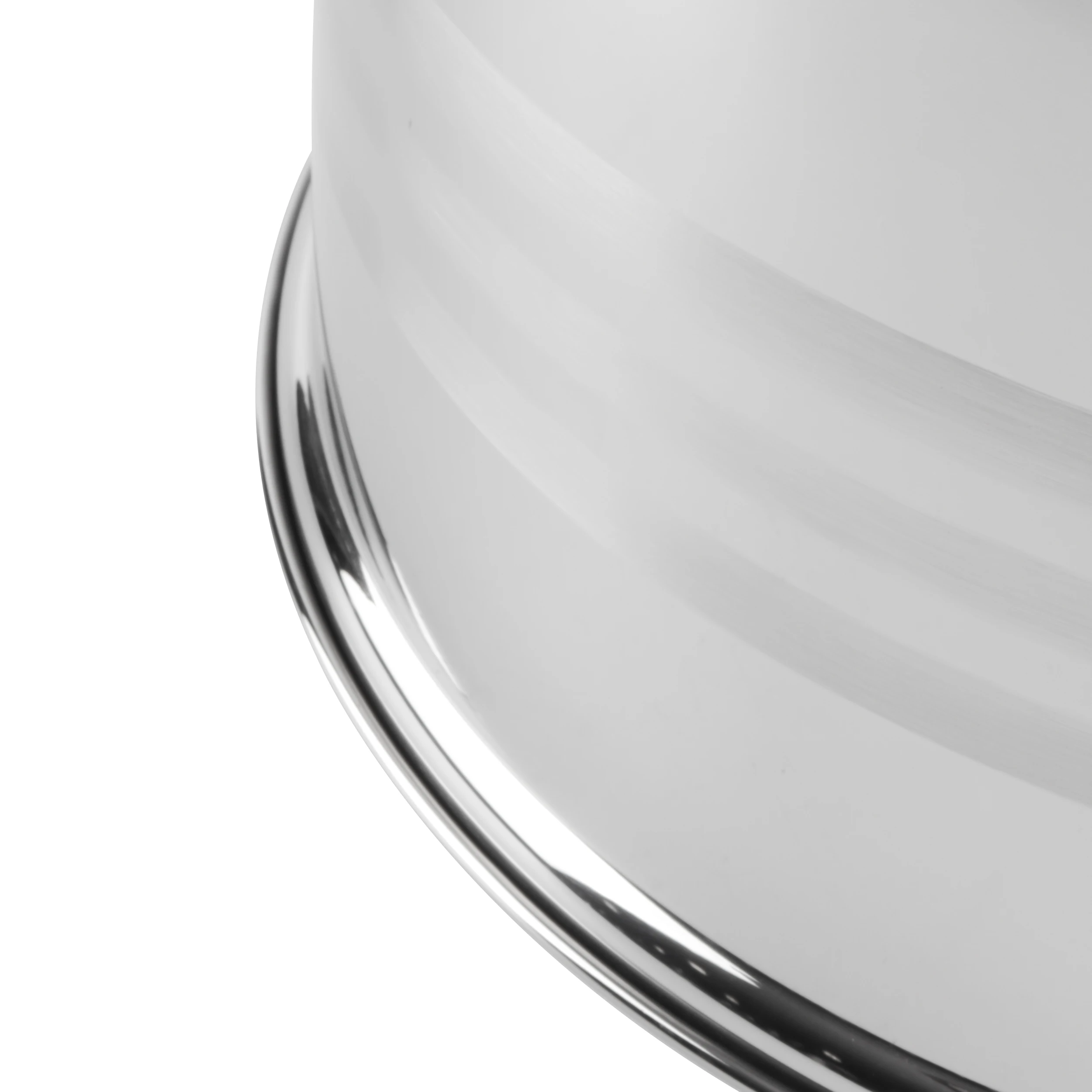Cilicon Stainless Steel Handle for Soup Stock Cooking Durable Stainless Steel Cookware Set Casserole with glass Lid