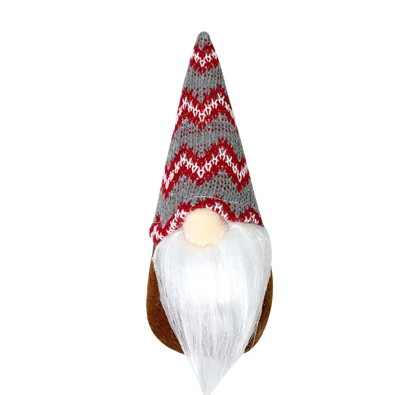 Hot Selling Small Handmade Swedish Gnome Santa Figurine Plush Elf Toy Standing Christmas Gnomes for Holiday Presents Decorations
