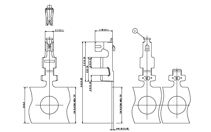 Соединительного терминала DF20F-3032SCFA(06)