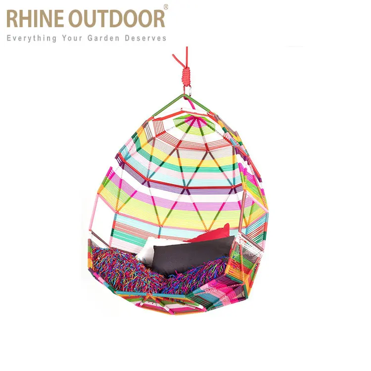 outdoor furniture rattan wicker hanging swing chair