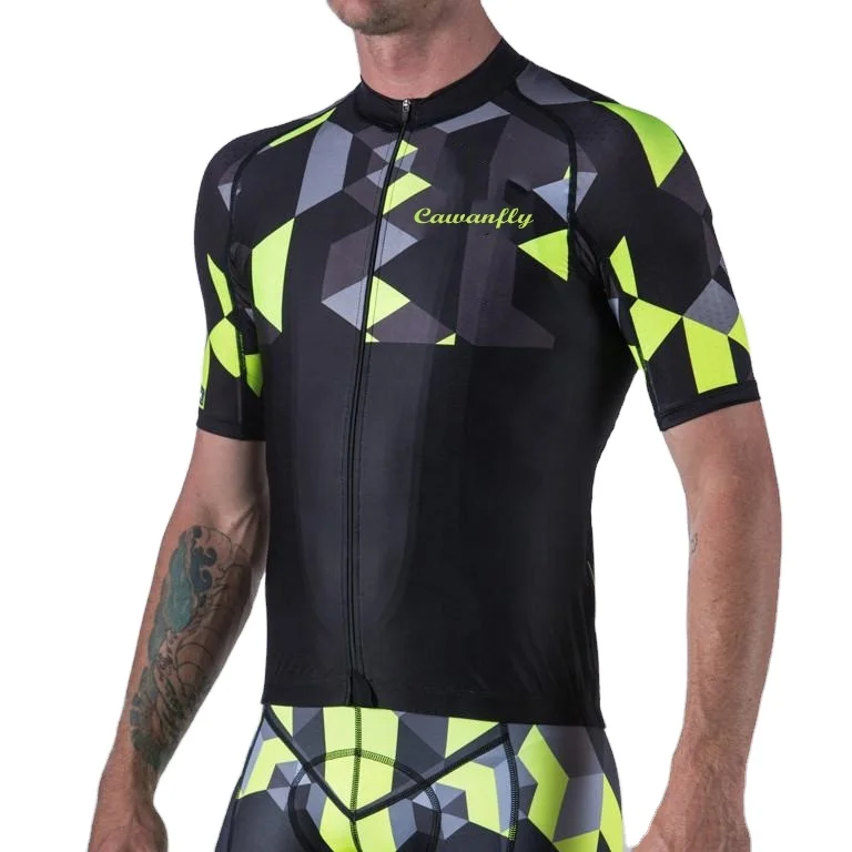 
BIKE custom Pro team High quality men cycling jersey and cycling bib shorts OEM cycling set 