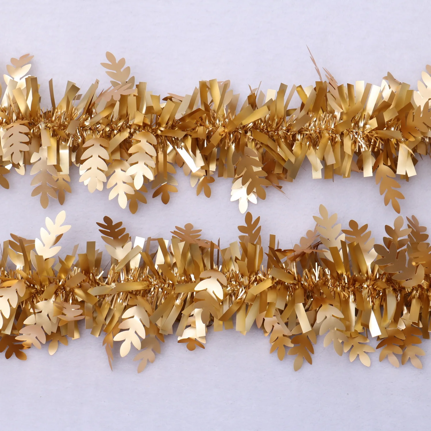 Christmas Ornament PET Tinsel Wreath garland