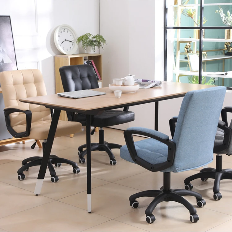 Modern home office computer chair back lift student study chair comfortable swivel chair with armrest