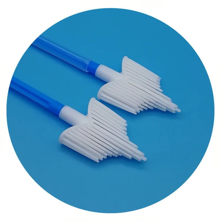 Hot sale medical cleaning brush cervix brush Sterile sampling cytology brushes