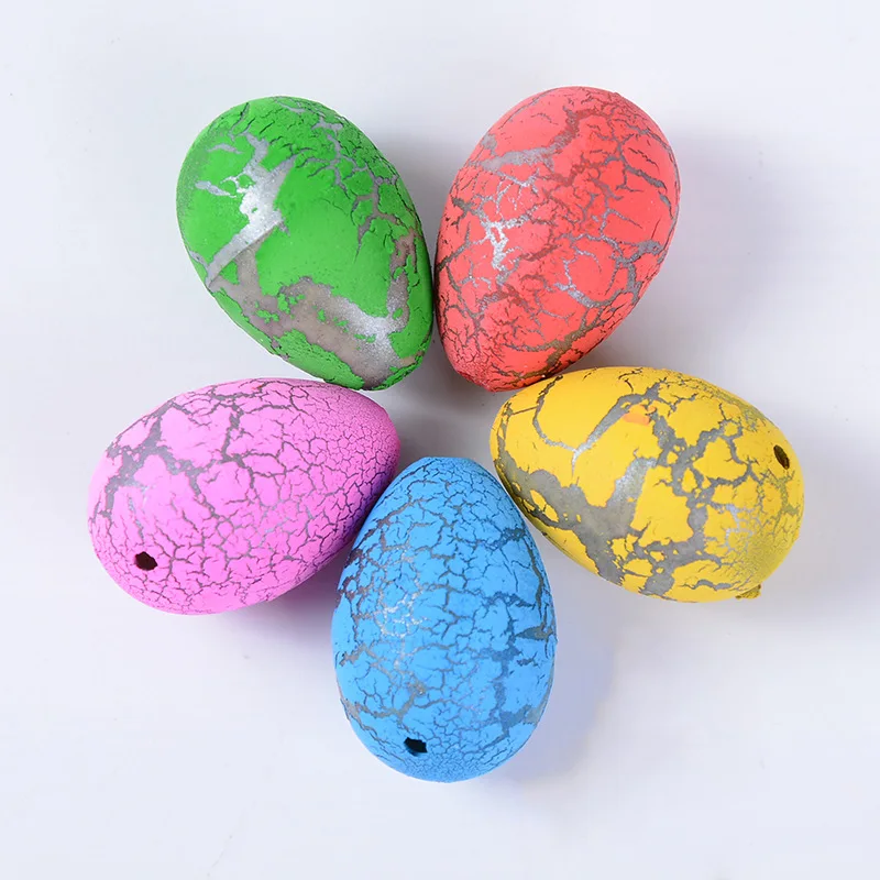 Small Dinosaur Eggs Toy Hatching Growing Dino Dragon for Children Magic Game Birthday Easter Gift