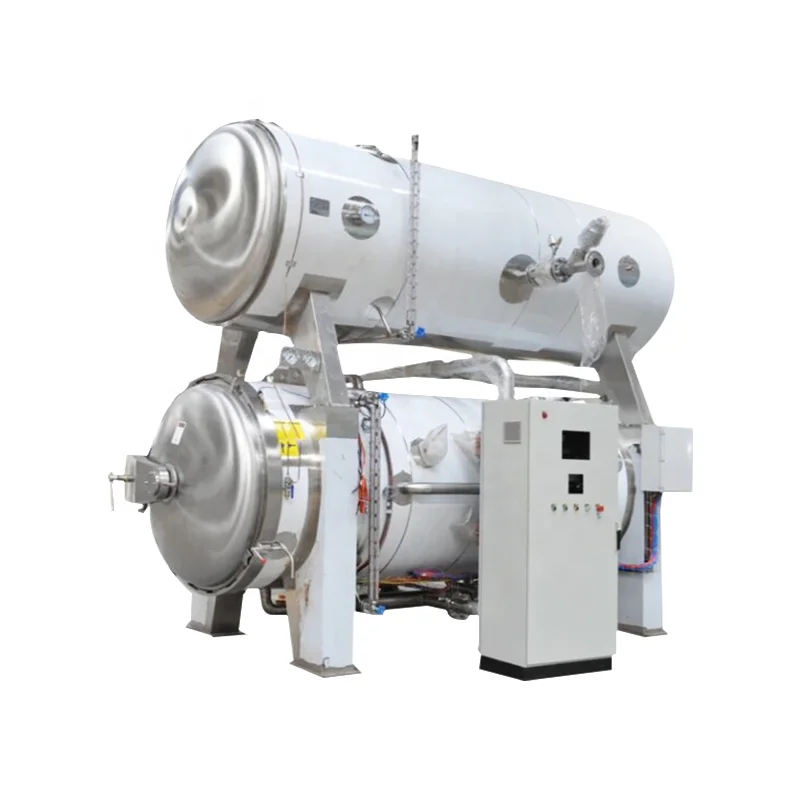 PLC Control Automatic Chicken Water Immersion Retort Sterilization Autoclave for Pouch Food
