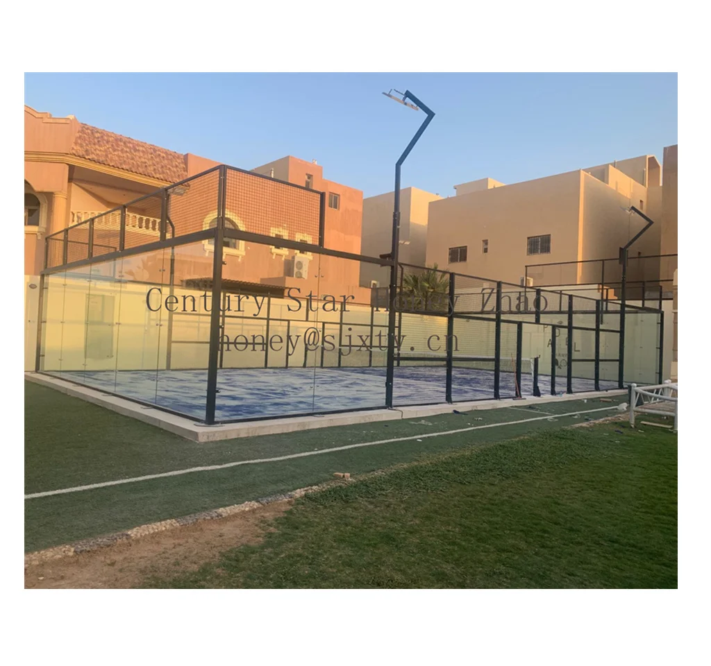 PADEL WORKER 10 Years CE Warranty WPT Approved Manufacturer 2024 New Design Hot Sale Panoramic Padel Tennis Court With TUV