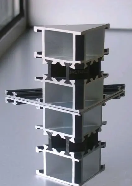 
Aluminium frame for heat insulation casement window aluminium profiles for thermal break casement windows 