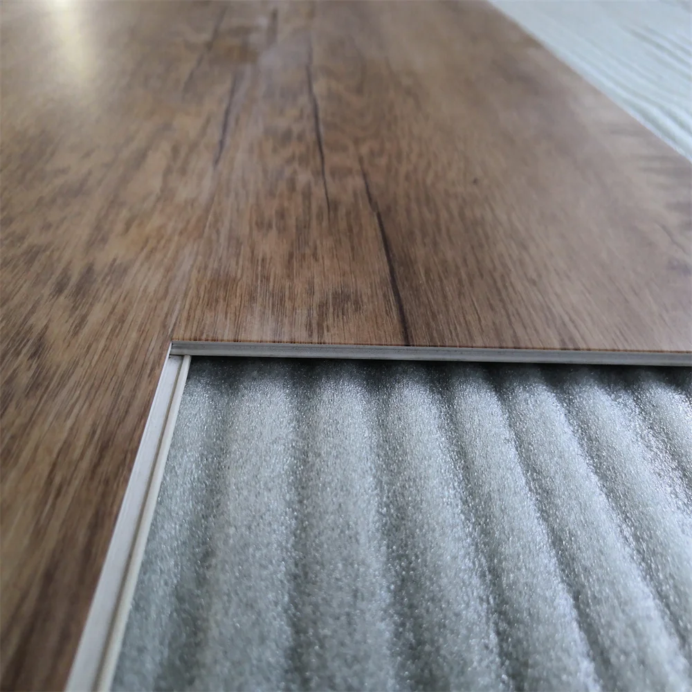 8mm 10mm Waterproof Wooden Laminated Flooring Modern Shiny Solid Laminate wooden Floor Hybrid Flooring