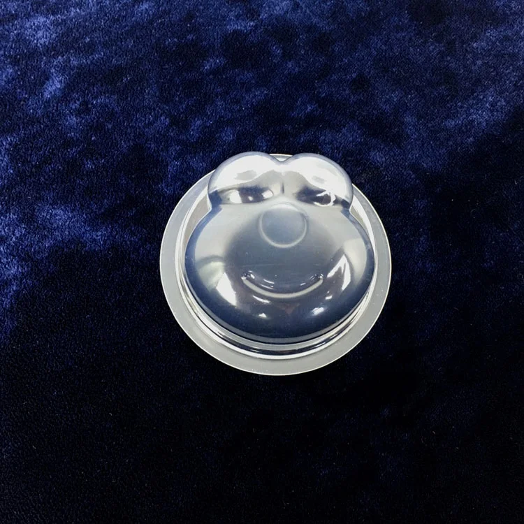 
65ml Disposable Clear Customized Printed Juice Salad Wheel Shaped Jelly PP Cup 