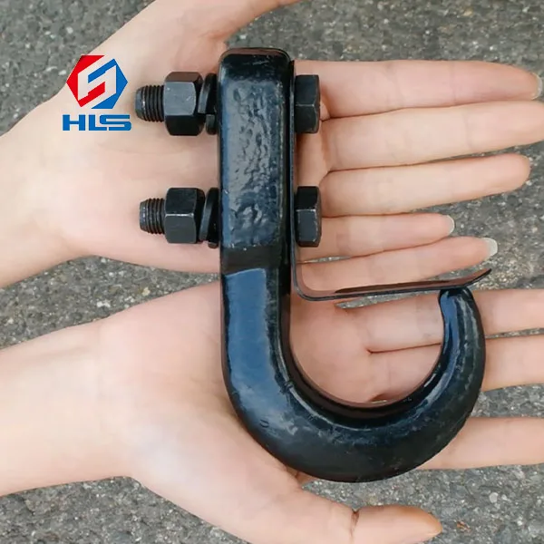 Heavy-Duty Forged Steel Tow Hook Universal Recovery Tow Hooks Plated Car Racing Tow Hook