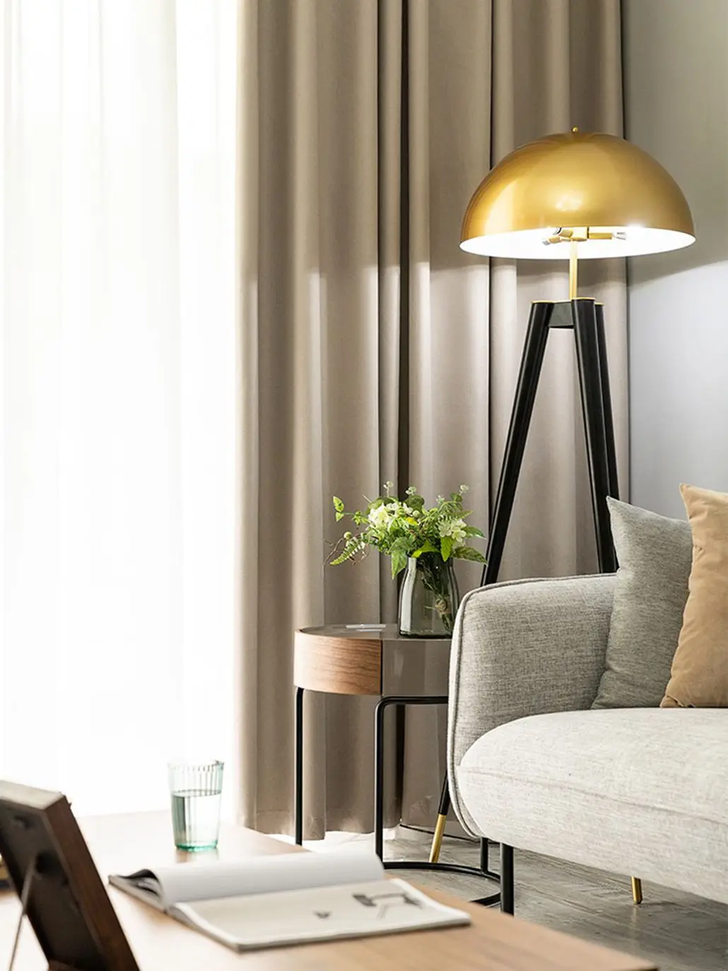 Factory supply latest Coat 100% blackout  decorate  linen fabric curtain