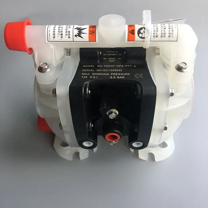 PD01P-HPS-PTT-A ARO 1/4 дюйма Пневматический диафрагменный насос AODD