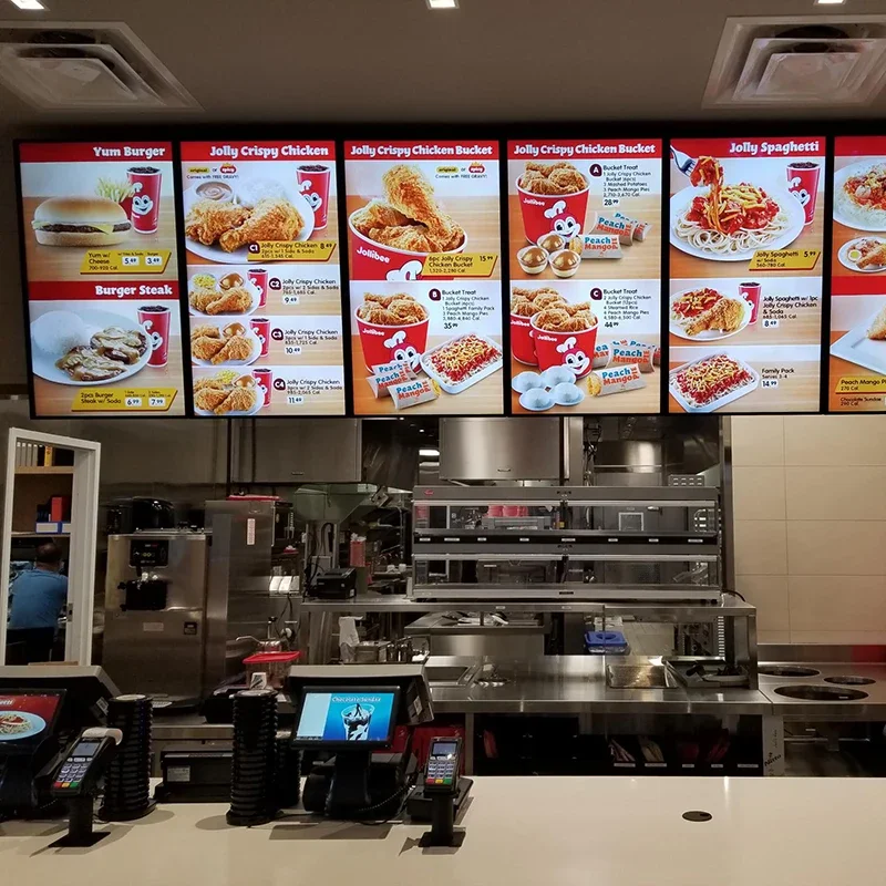 Aluminum Display Board Light Box Cafe Box Menu LED Advertising Menu Board For Restaurant Menu order light box Food