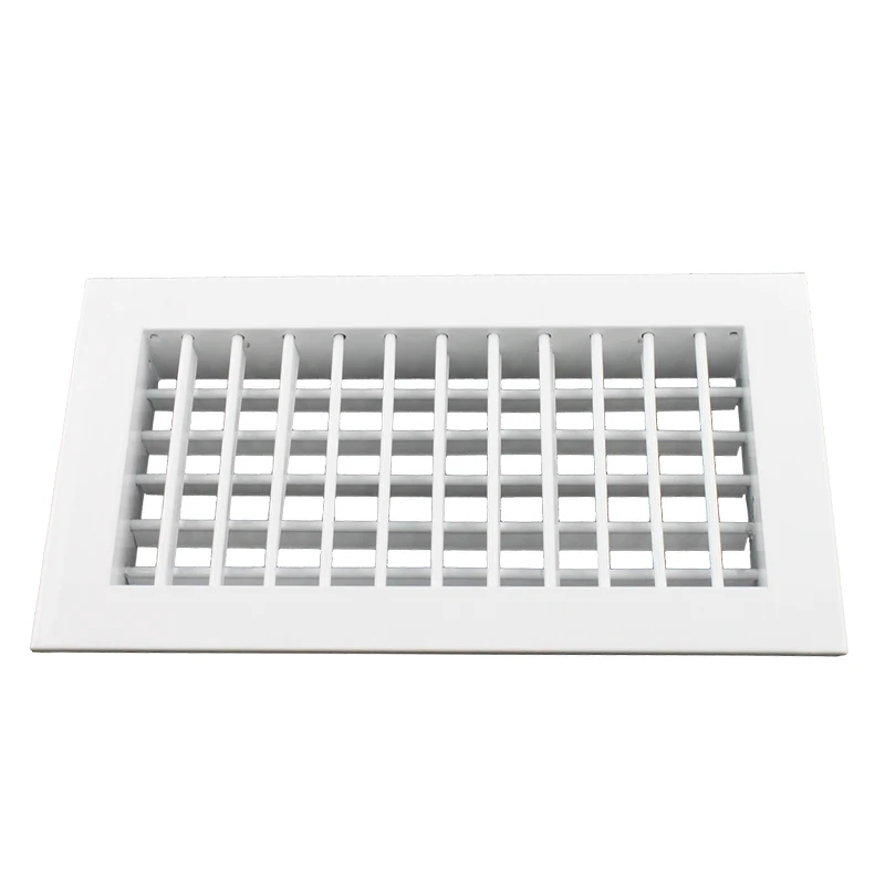Air conditioning aluminum linear air grille diffuser with electric opposed Blade Damper