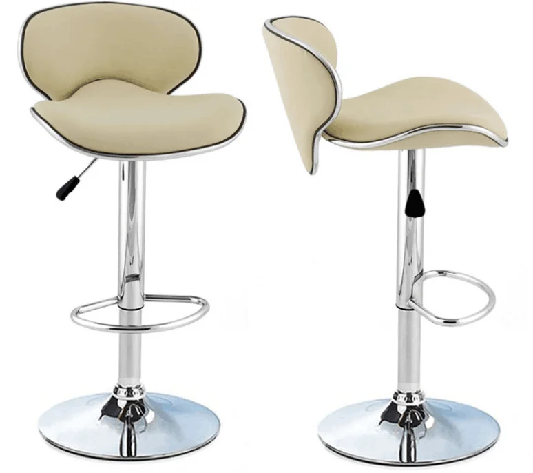 
Modern Airlift Adjustable Swivel Barstool Counter Height Fabric Swivel Bar Stools Chairs 
