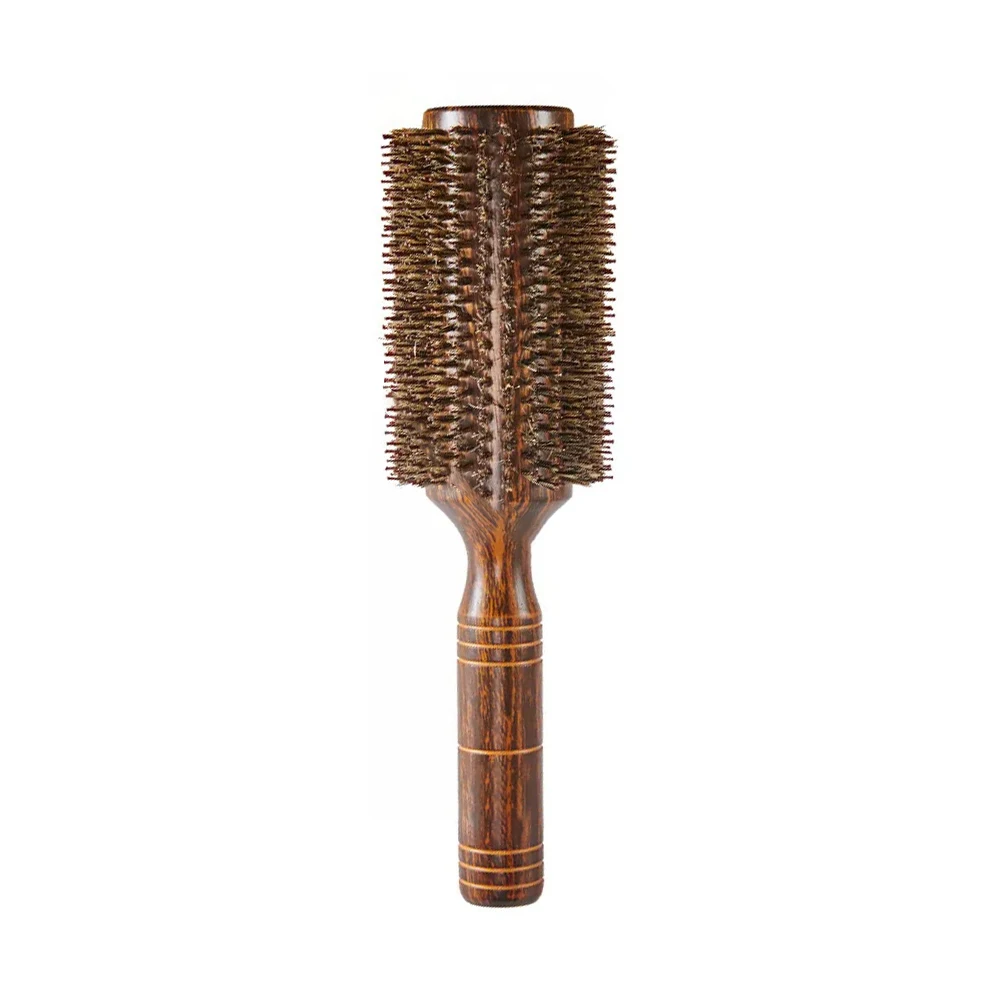 Ion Round Curling Customise Logo Hairbrush Bristle Nylon Hair Comb Extra Large Barrel Brush