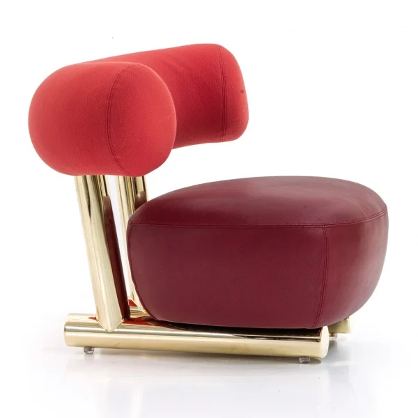 Relax Armchair Living Room Steel Modern Leisure Home Furniture Metal Stainless Steel Leisure Chair Lounge Chair 2 Pieces